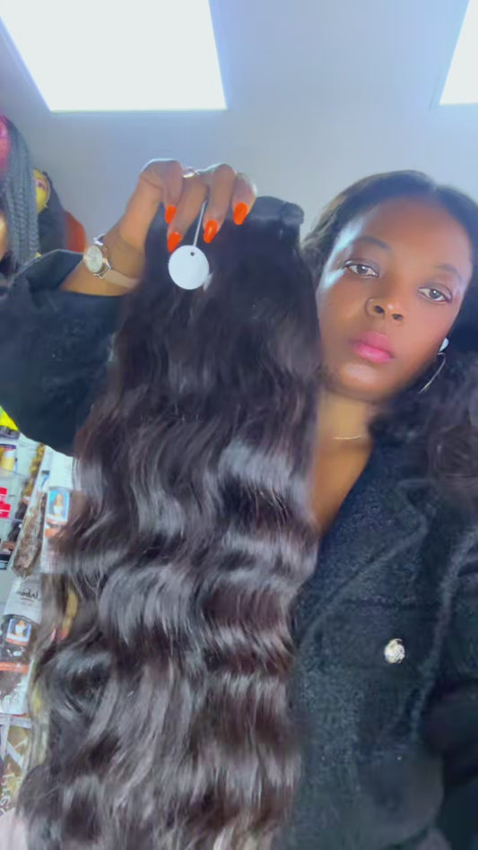 Extension Raw Hair Wavy